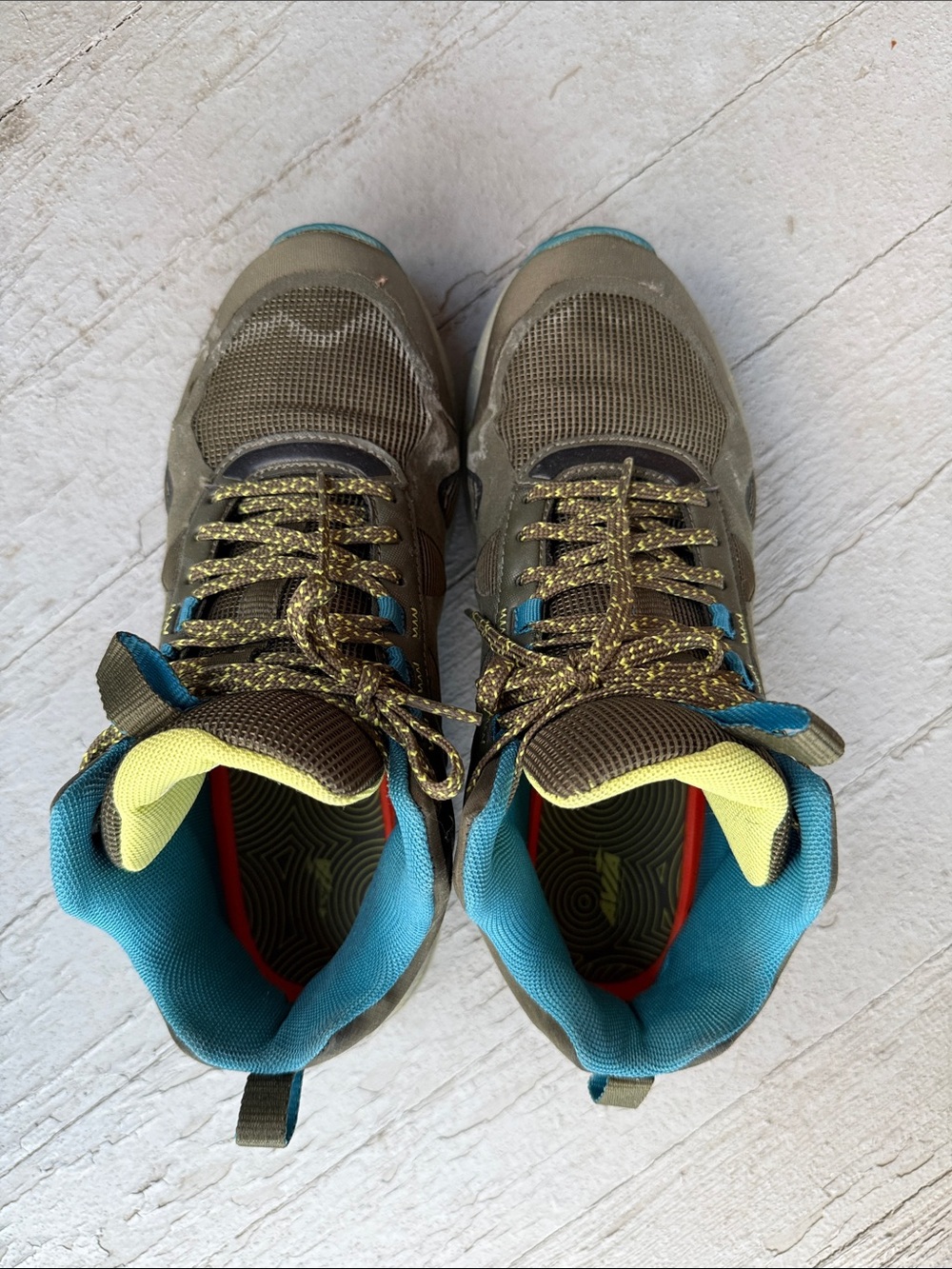 Avia Brown and Teal Winter Boots